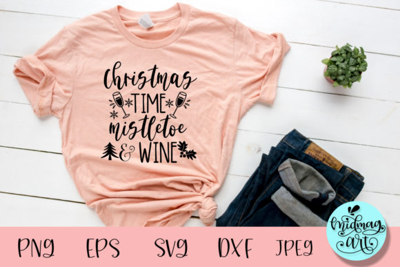 Christmas Wine Quote SVG