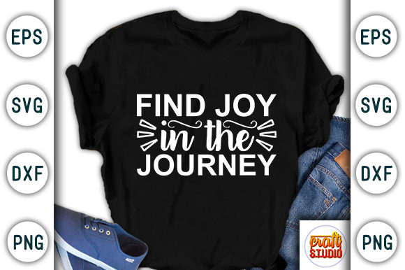 Hope Motivational SVG Design, Find Joy — Graphics for T-Shirt Designs & Local Branding