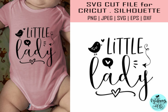 Little Lady SVG: Baby Girl Graphics for T-Shirt Designs