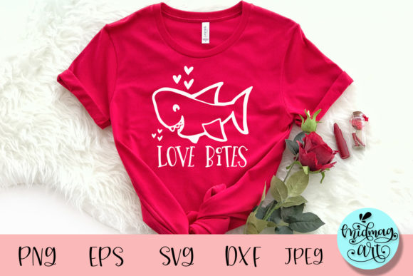 Love Bites SVG: Valentine’s Graphics for T-Shirt Designs