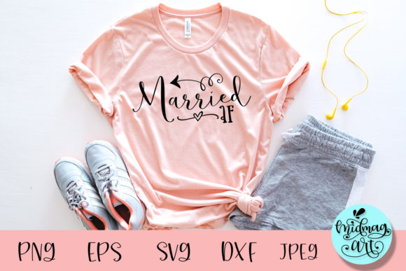 Married AF SVG: Wedding Graphics for T-Shirt Designs